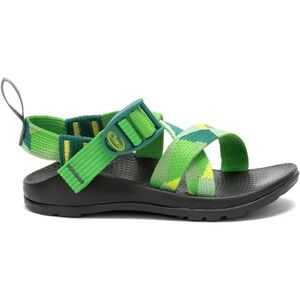Chaco Kids Green Patchwork Sandals